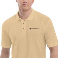 Ethereum Logo Men's Premium Polo