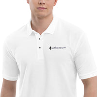 Ethereum Logo Men's Premium Polo