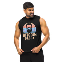 Bitcoin Daddy funny Muscle Shirt