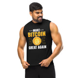 Make Bitcoin Great Again Muscle Shirt