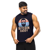 Bitcoin Daddy funny Muscle Shirt