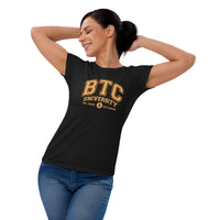 BTC Bitcoin University Women's short sleeve t-shirt