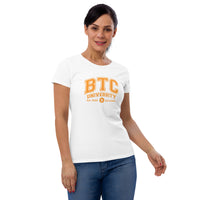 BTC Bitcoin University Women's short sleeve t-shirt