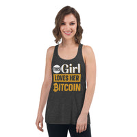 This Girl LOVES Her Bitcoin Women's Flowy Racerback Tank