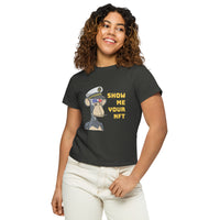 Show me your NFT Bored Ape Women’s high-waisted t-shirt