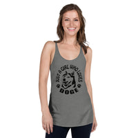 Just a Girl Who Loves Doge Women's Racerback Tank Dogecoin