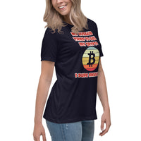 My Husband Tried to Sell my Crypto, I sure miss him Funny Women's Relaxed T-Shirt