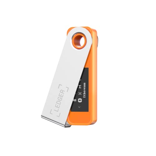 Ledger Nano S Plus Crypto Hardware Wallet (BTC Orange) - Safeguard Your Crypto, NFTs and Tokens