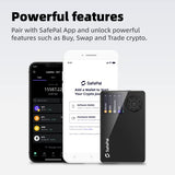 SafePal S1 Cryptocurrency Hardware Wallet, Wireless Cold Storage for Bitcoin, Ethereum and More Tokens, Internet Isolated & 100% Offline, Securely Stores Private Keys, Seeds & Crypto Assets