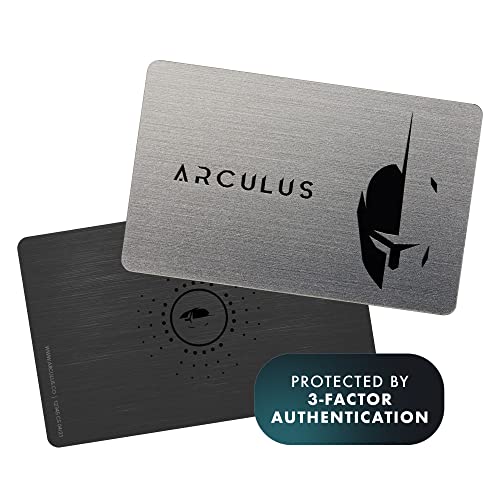 The Arculus Key Card: The More Secure Crypto & NFT Cold Storage Hardware Wallet. The Safer Way to Store Bitcoin, Ethereum, NFTs & Many More Coins. Sleek Metal Card