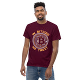 In Bitcoin We Trust Men's classic t-shirt