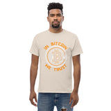 In Bitcoin We Trust Men's classic t-shirt