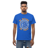 In Bitcoin We Trust Men's classic t-shirt