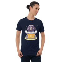 Bitcoin to the Moon Short-Sleeve Unisex T-Shirt