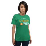 Never Underestimate a Woman who loves Bitcoin Women's t-shirt