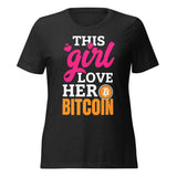 This Girl LOVE her Bitcoin Women’s relaxed tri-blend t-shirt