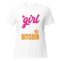 This Girl LOVE her Bitcoin Women’s relaxed tri-blend t-shirt